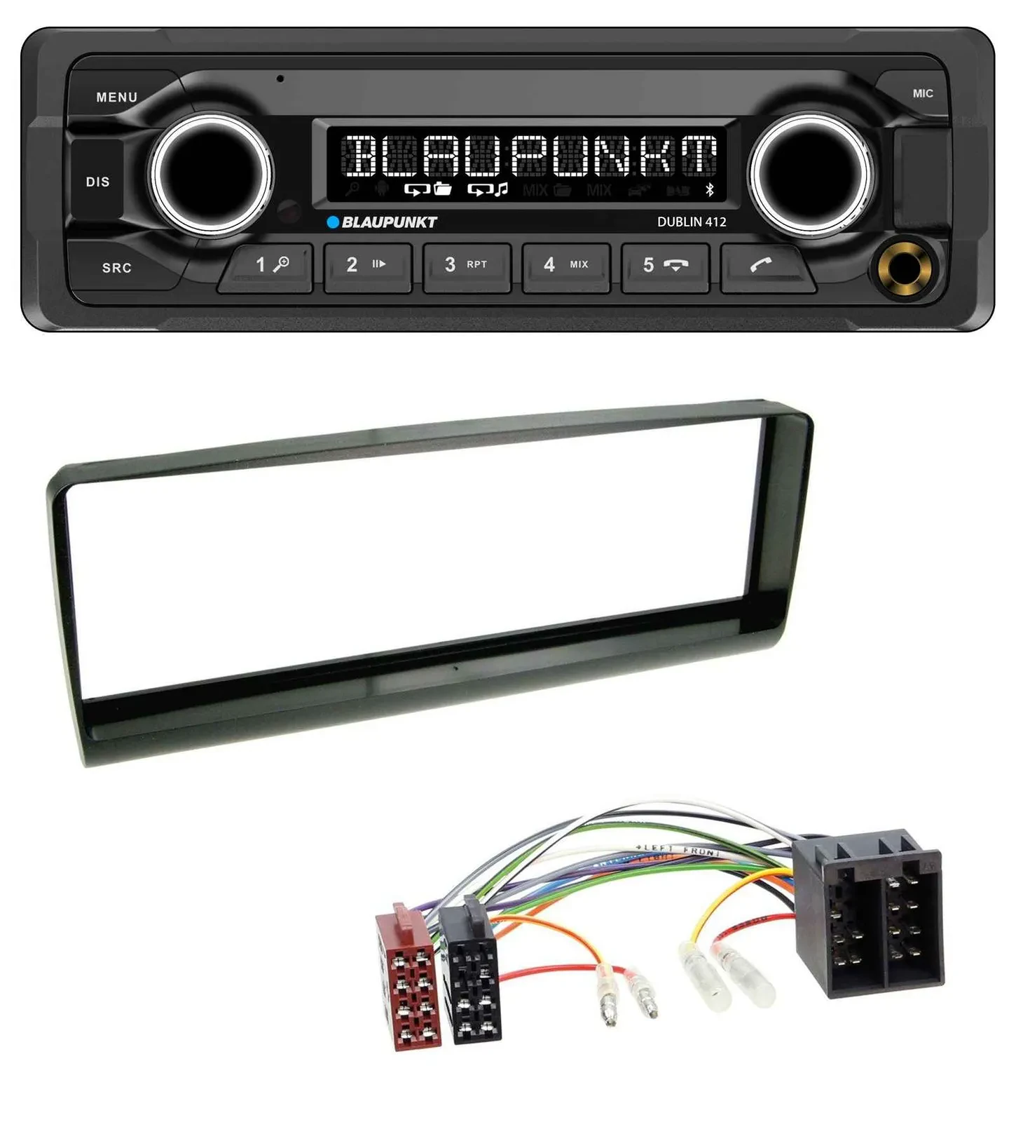 Blaupunkt MP3 Bluetooth USB AUX Autoradio für Alfa Romeo 156 (1997-2001)