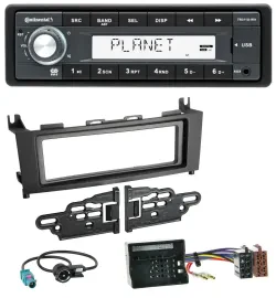 Continental USB MP3 AUX 1DIN Autoradio für Mercedes GLK (2008-2012)