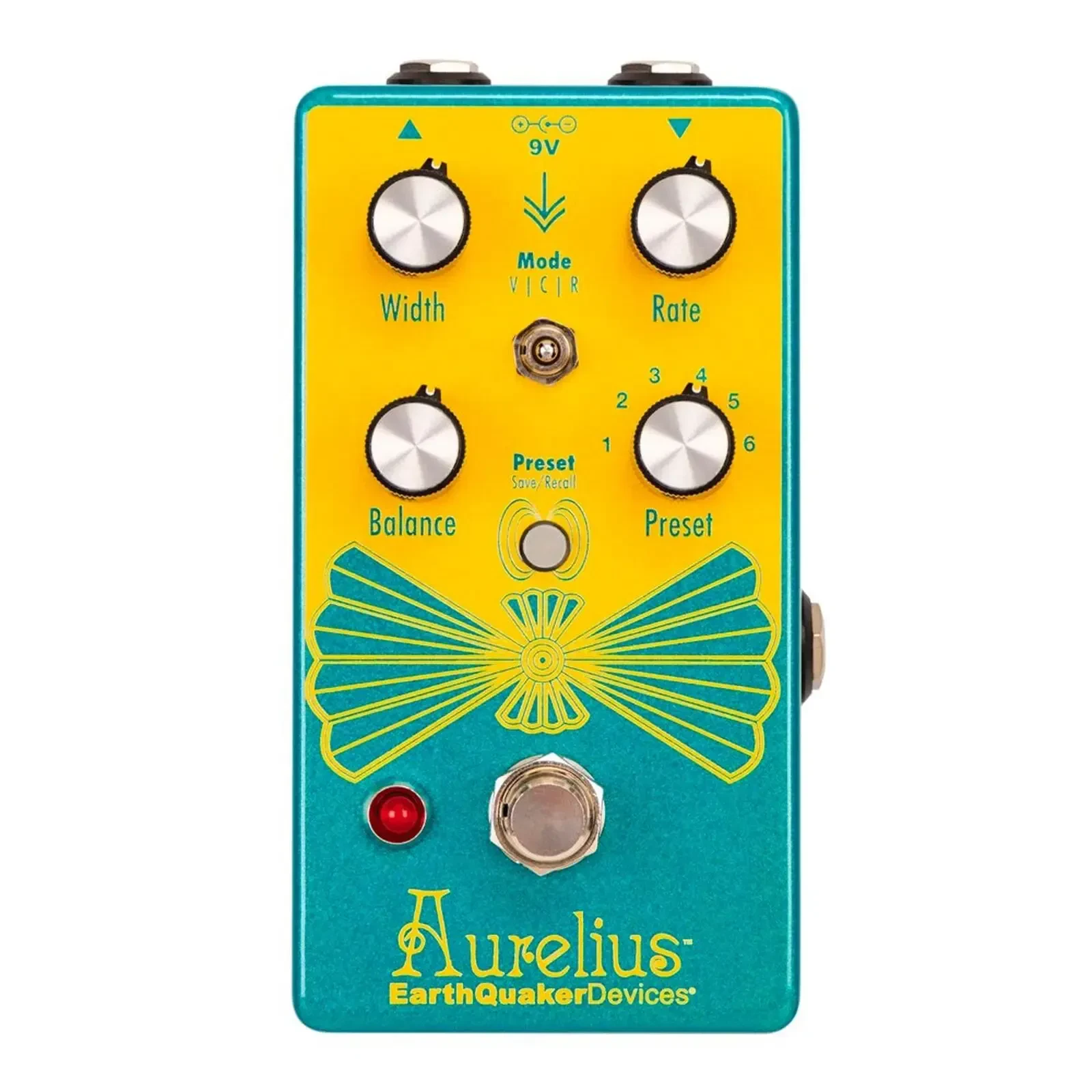 Педаль эффектов для электрогитары EarthQuaker Devices Aurelius Tri-Voice Chorus Effect Pedal