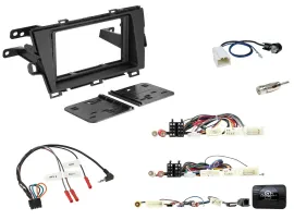 Einbauset Lenkradadapter Doppel DIN Autoradio für Toyota Prius 2009-16 Aktivsyst