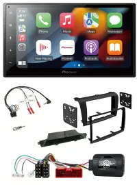 Автомагнитола для Mazda 3 (2003–2009) Pioneer 2DIN DAB, Bluetooth, USB, черная