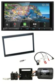 Автомагнитола для Citroen C2/C3/Berlingo Kenwood 2DIN, Bluetooth, USB, DAB, GPS навигация, TMC