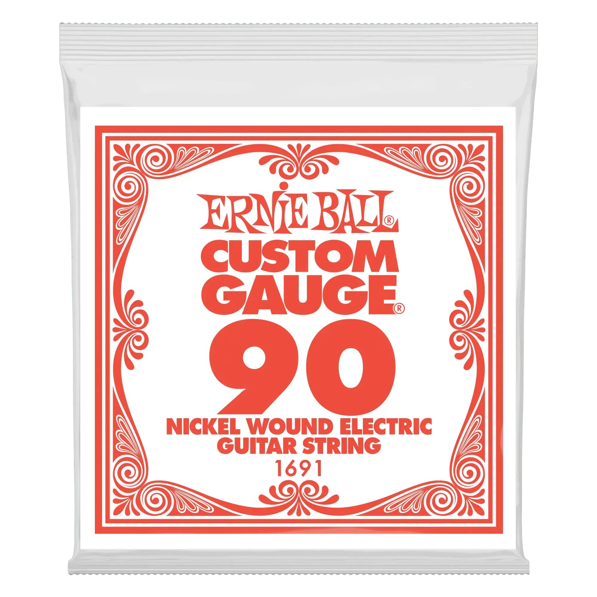 Струна для электрогитары Ernie Ball P01691, сталь никелированная, калибр 90