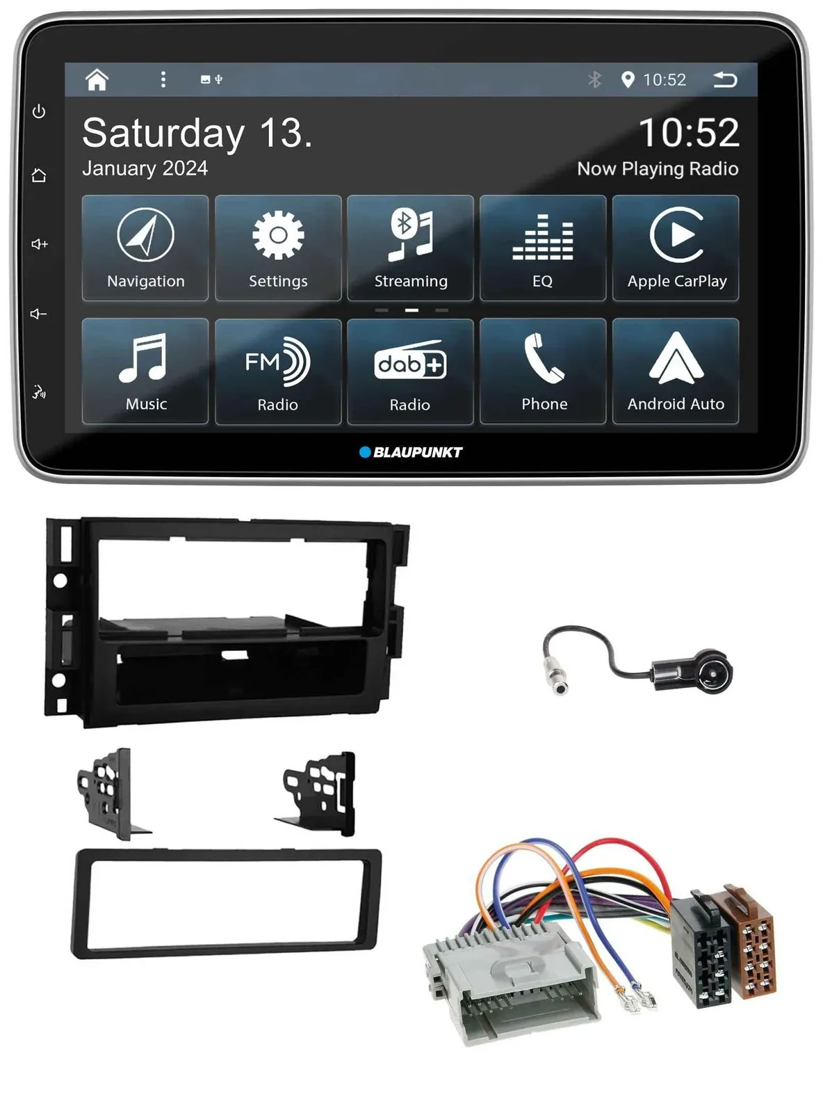 Автомагнитола Blaupunkt USB, DAB, SD, MP3, Bluetooth для Buick Enclave 2008–2012, Lucerne