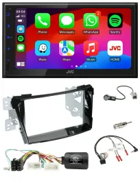 Автомагнитола для Hyundai i40 (с 2011 г.) JVC 2DIN Bluetooth DAB USB с поддержкой управления на руле