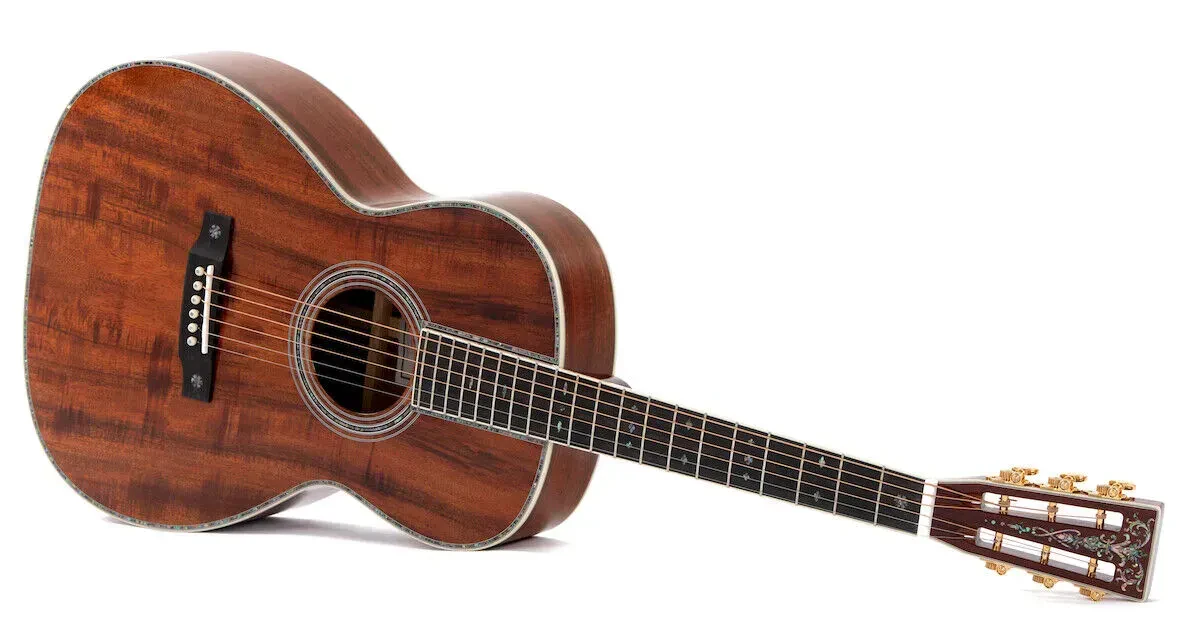 Акустическая гитара Sigma Guitars 000K2-42S Orchestra (000), фигурная коа