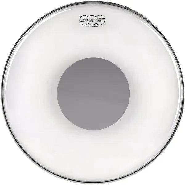 Пластик для барабана Ludwig 18" Silver Dot Clear