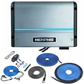 Memphis MM500.4V 500 W 4‑Channel Marine Amplifier + Amp Kit