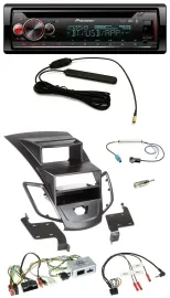 Автомагнитола для Ford Fiesta (2010–2017) Pioneer CD, DAB, Bluetooth, USB, поддержка кнопок на руле