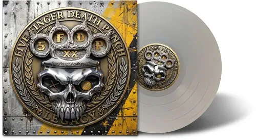 Виниловая пластинка Five Finger Death Punch - Legacy [New Vinyl LP] Explicit, Clear Vinyl, Gatefold