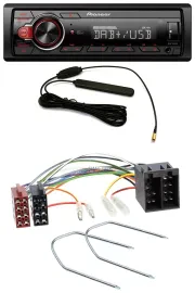 Pioneer MP3 DAB 1DIN AUX USB Autoradio für Audi 80 86-96 90 84-91 100 82-94 200