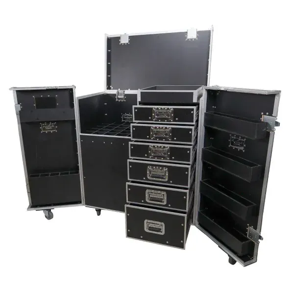 ProX XS-6DMIC25W ATA Flight Style Mic Stand & Drawer Combo Case idjnow