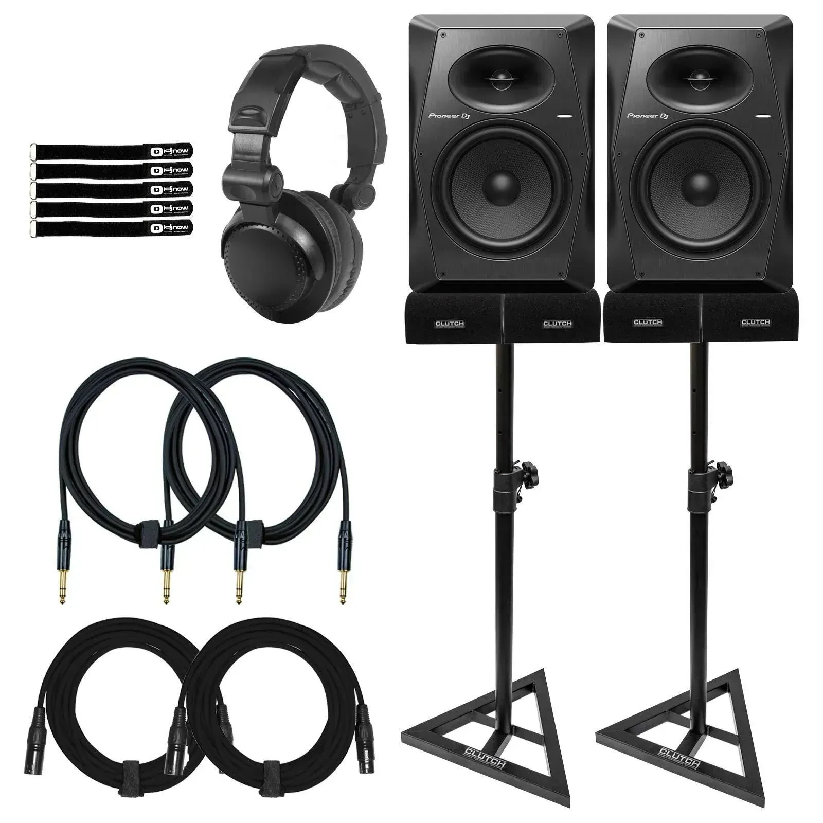 Активный студийный монитор Pioneer VM-80 Black с аксессуарами (пара)