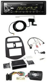 Pioneer Bluetooth DAB USB Lenkrad Autoradio für Chevrolet Spark KLM 2012-2013