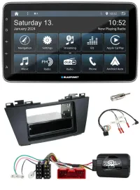 Автомагнитола для Mazda 5 Blaupunkt USB, DAB, SD, Bluetooth, поддержка кнопок на руле (2010–2015)