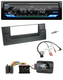 Автомагнитола JVC Bluetooth DAB USB для BMW 5 Series E39 1996–2004, поддержка кнопок на руле, для активной аудиосистемы