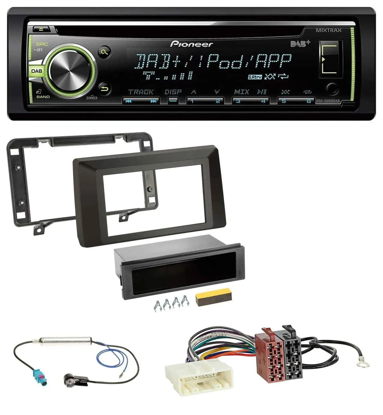 Pioneer DAB USB MP3 AUX CD Autoradio für Dacia Duster (ab 2021)