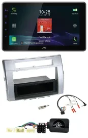 JVC DAB Lenkrad Bluetooth USB Autoradio für Toyota Corolla Verso 2004-2007 silbe