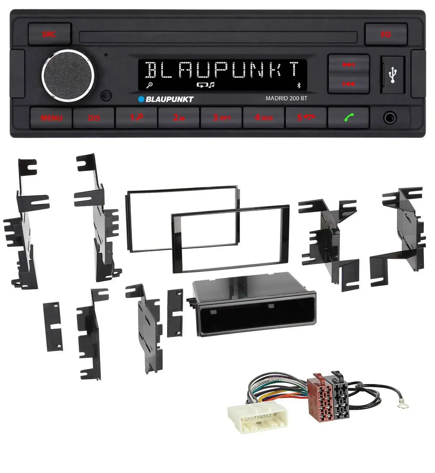 Blaupunkt USB AUX Bluetooth MP3 Autoradio für Nissan Cube ab 09 Frontier ab 13 J