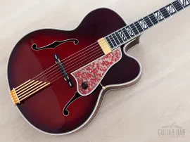 1994 Gibson LeGrand Archtop Dark Wineburst w/ Johnny Smith Pickup, Case