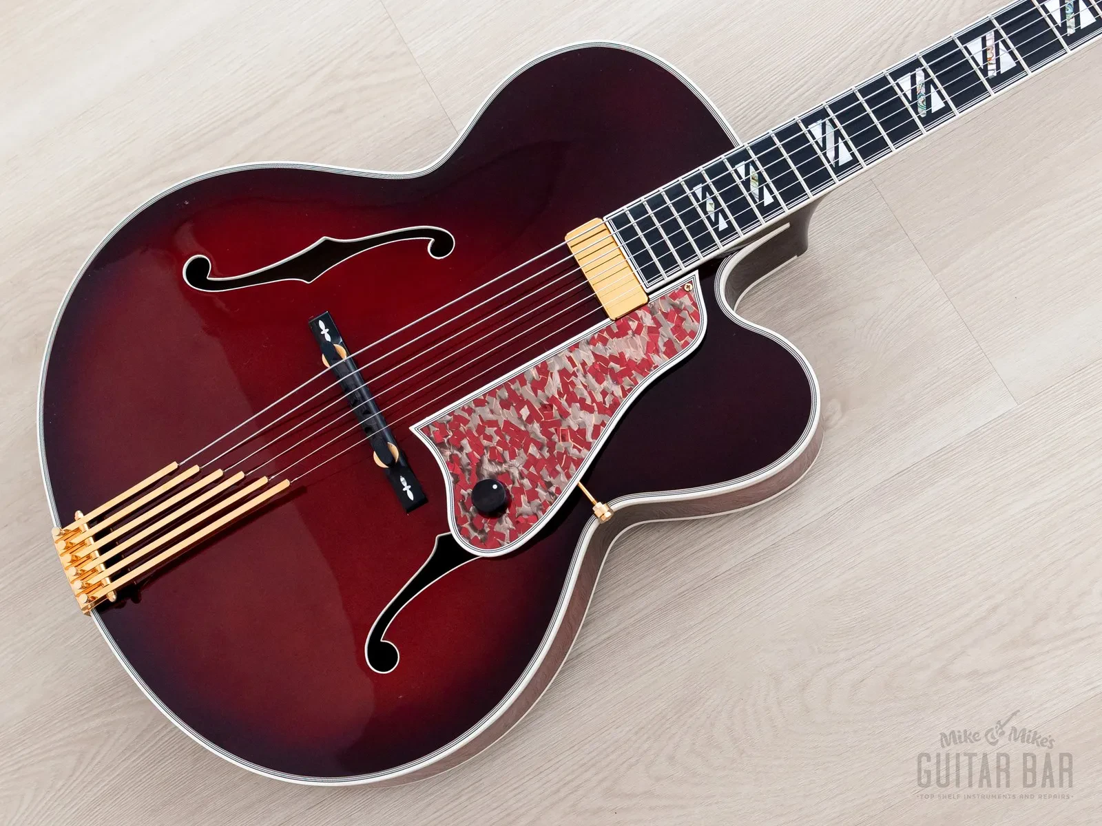 1994 Gibson LeGrand Archtop Dark Wineburst w/ Johnny Smith Pickup, Case