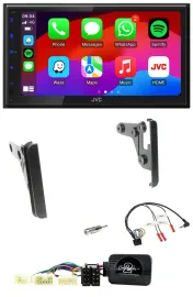 JVC Bluetooth 2DIN Lenkrad DAB USB Autoradio für Toyota RAV 4 2001-2005