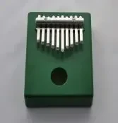 KMKr-1-GR Piastra Калимба, резонаторная, 10 язычков, прямоугольная, зеленая, Мозеръ