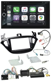 Blaupunkt 2DIN Bluetooth DAB USB DVD Lenkrad Autoradio für Opel Adam Corsa E ab