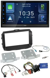 JVC DAB Bluetooth Lenkrad USB 2DIN Autoradio für Alfa Romeo Giulietta 2013-2021