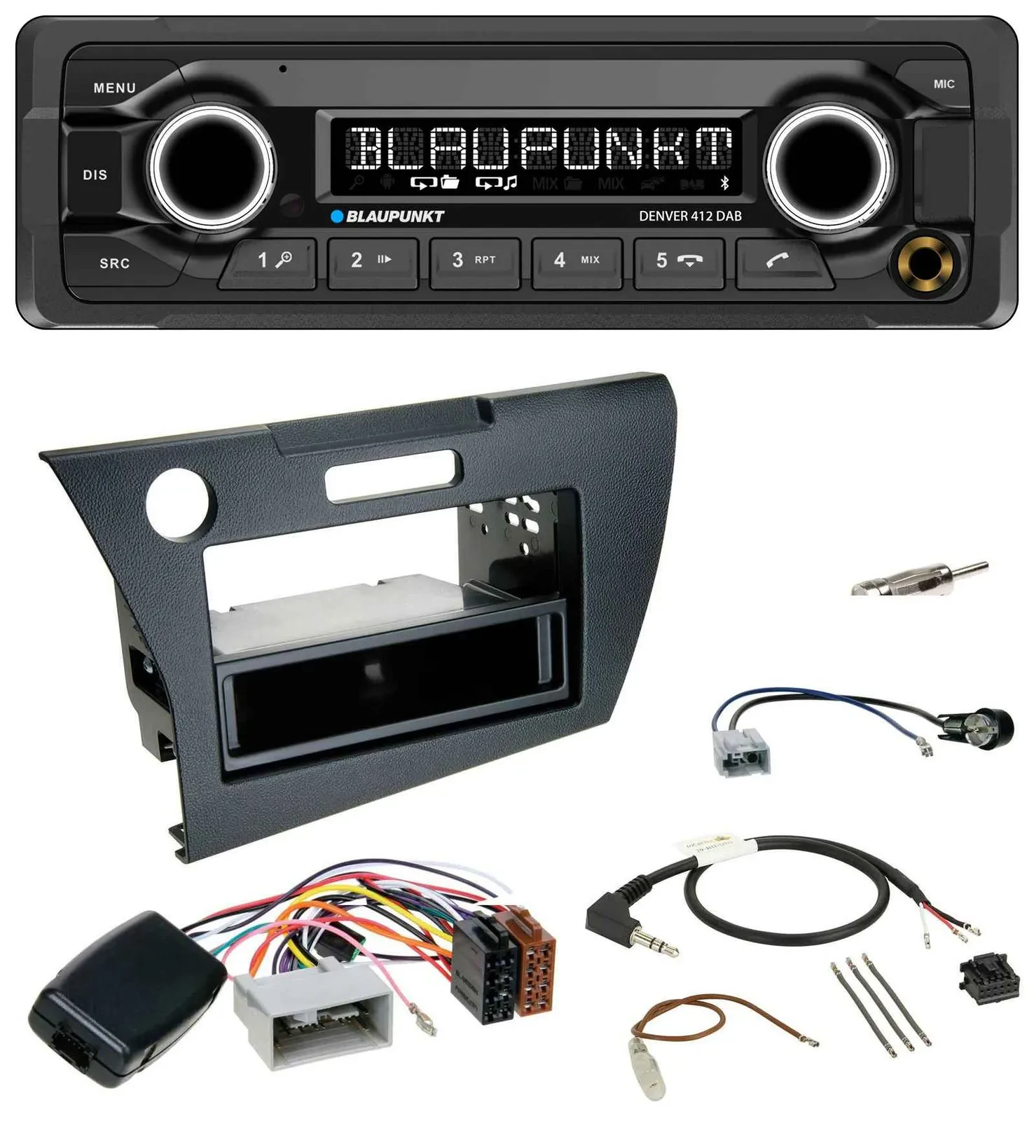 Blaupunkt Bluetooth DAB Lenkrad USB Autoradio für Honda CR-Z 2010-2013