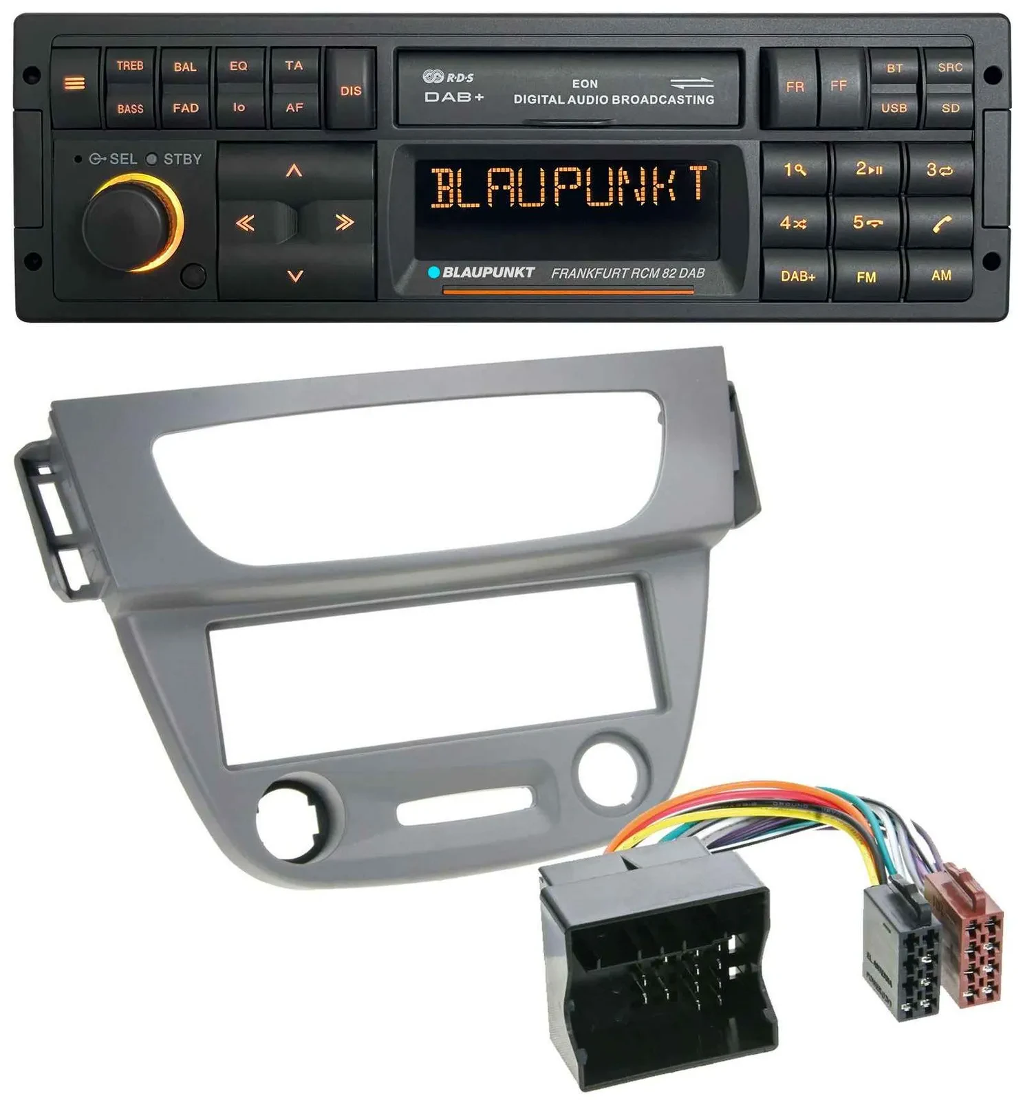Blaupunkt USB DAB SD MP3 Bluetooth Autoradio für Renault Megane 3 Quadlock 09-14