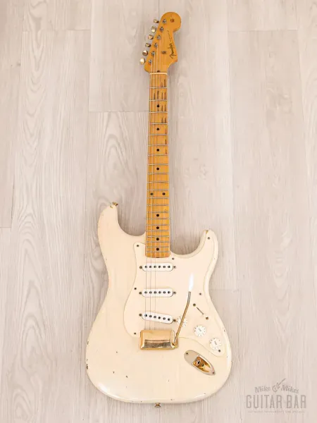 Электрогитара Fender Custom Shop Mary Kaye 1956 Stratocaster SSS Relic Vintage Blonde w/case USA 2003