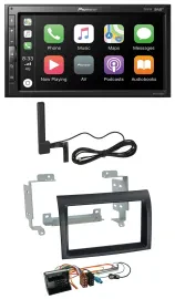 Автомагнитола Pioneer 2-DIN USB Bluetooth DAB MP3 для Citroen Jumper (2006–2011)