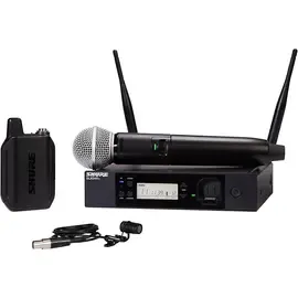 Микрофонная радиосистема Shure GLX-D124R+/85/SM58 Rackmount Combo Wireless System