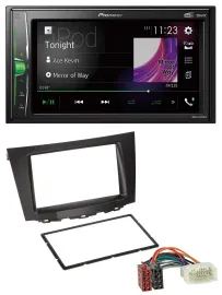 Pioneer 2DIN MP3 DAB USB Bluetooth Autoradio für Suzuki Kizashi (ab 2009)