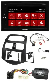 Автомагнитола для Chevrolet Spark Blaupunkt KLM 2-DIN, Bluetooth, USB, DAB, навигация TMC