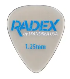 Медиаторы D'Andrea Radex RDX351 1.25, 6 штук, 1.25 мм