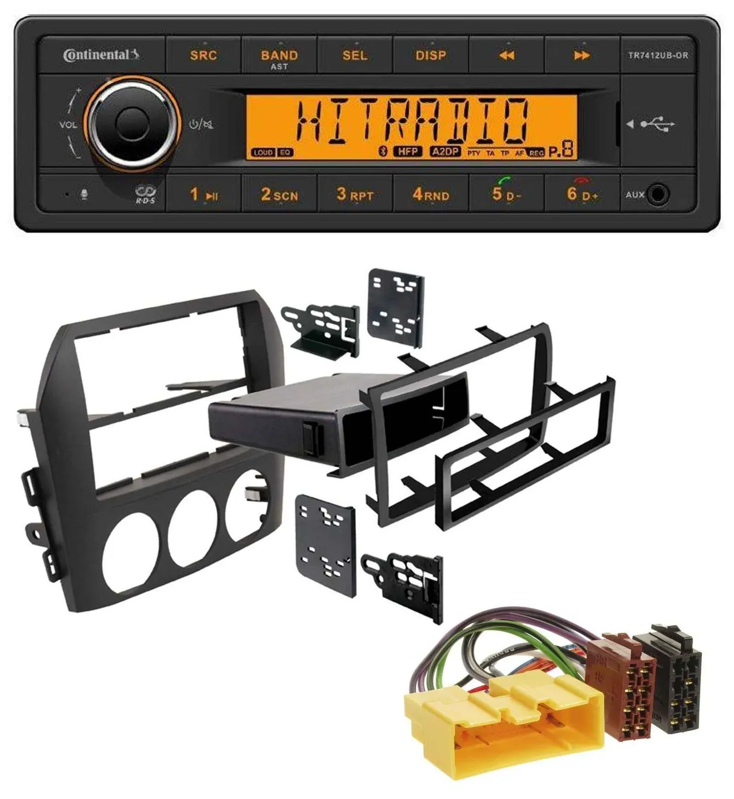 Continental MP3 Bluetooth AUX USB Autoradio für Mazda MX-5 (2005-2008)