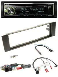 Автомагнитола для Audi A3 (2003–2006) Pioneer DAB, CD, USB, MP3, поддержка управления на руле, с адаптером Teilsystemadapter