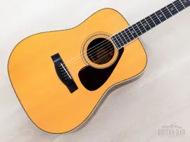 Б/У акустическая гитара Yamaha L-10 дредноут 1977, Япония с кейсом и ярлыком