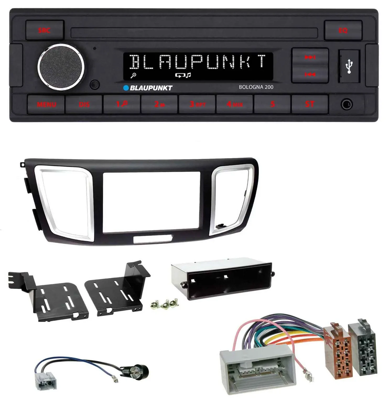 Blaupunkt MP3 AUX USB 1DIN Autoradio für Honda Accord (ab 2011)
