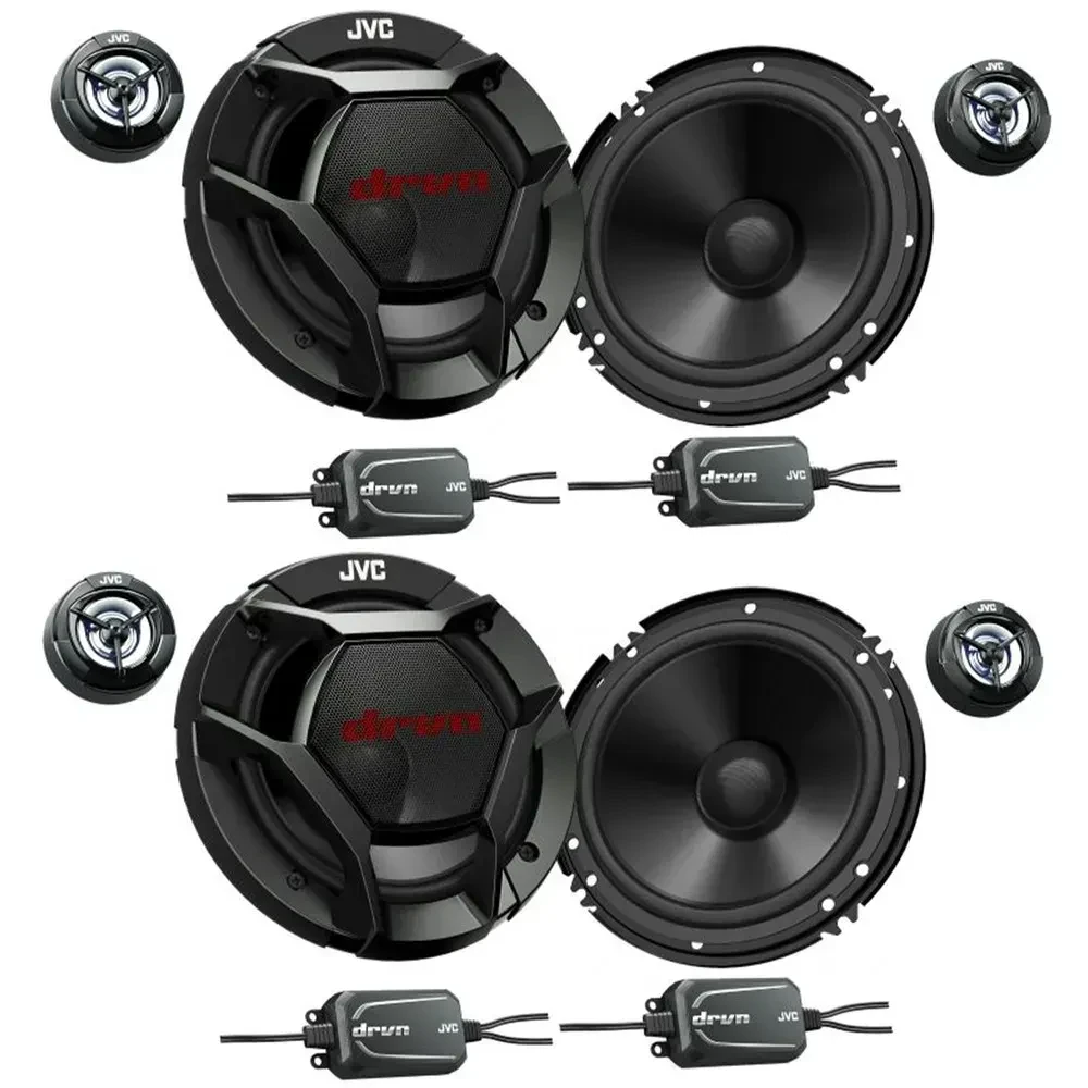 Автодинамики JVC CS-DR601C 6.5" 2-полосные компонентные 240W (набор, 2 пары)