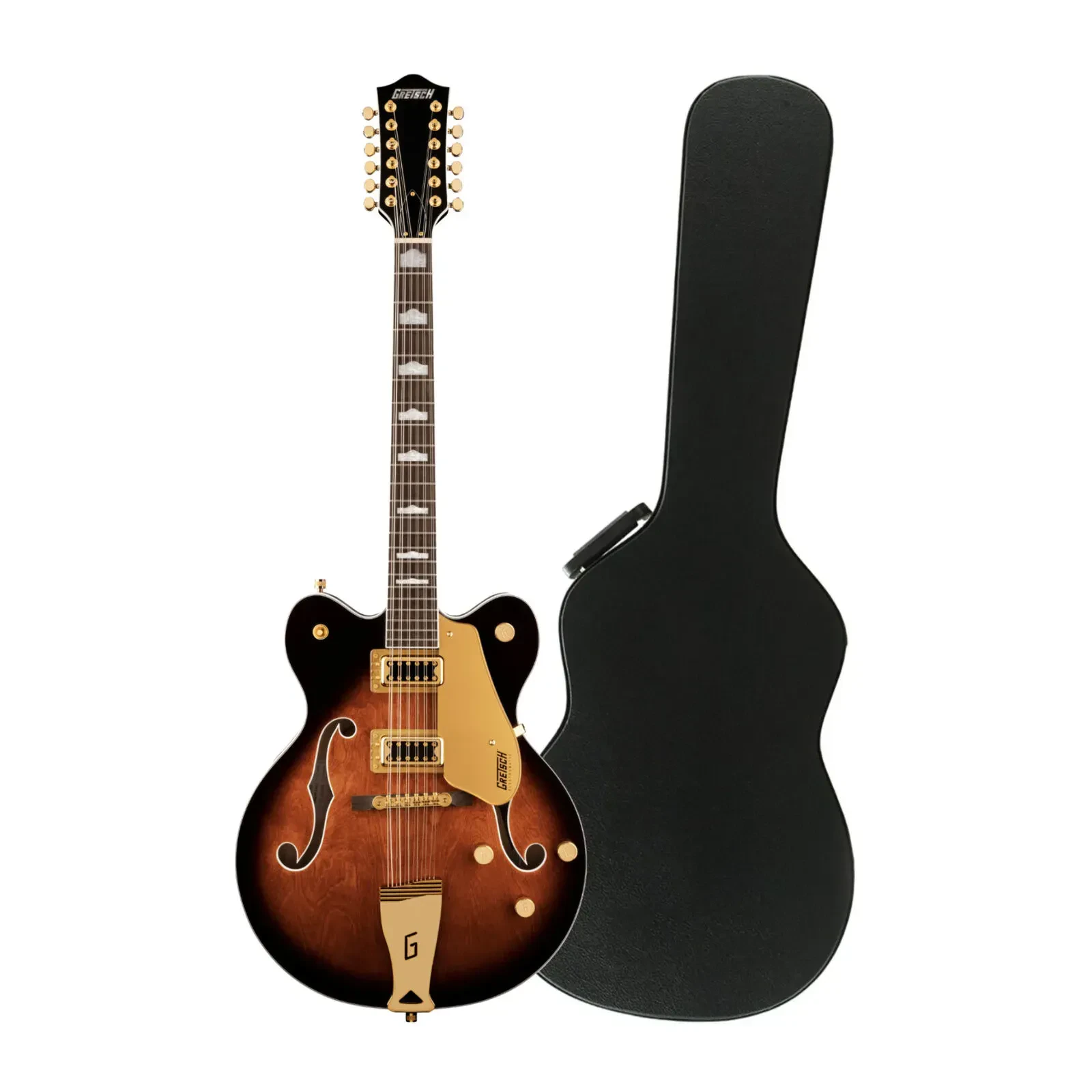 Gretsch G5422G 12 Electromatic 12 String Guitar Barrel Burst with Hardshell Case
