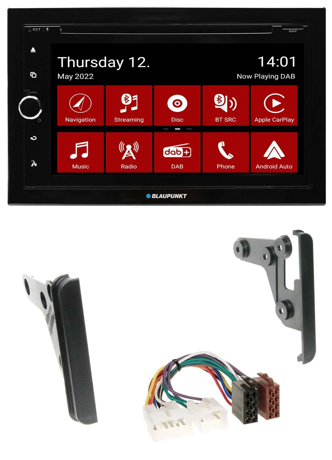 Blaupunkt MP3 DVD Bluetooth DAB 2DIN USB Autoradio für Toyota Highlander MR2 Seq