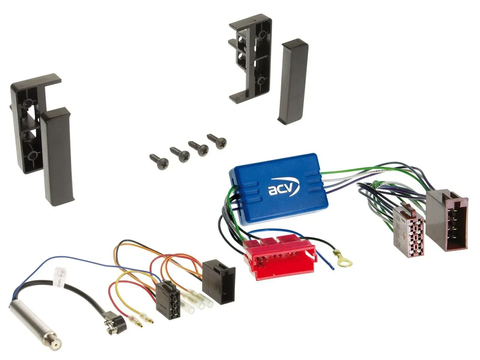 Einbauset DIN Autoradio für Audi A2 A3 8L A4 B5 A6 C5 Aktivsystem