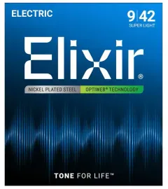 Струны для электрогитары Elixir 19002 Optiweb 9-42