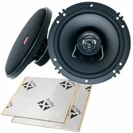 Cerwin-Vega XED62 6.5" Coaxial Speakers 70W RMS with Damping