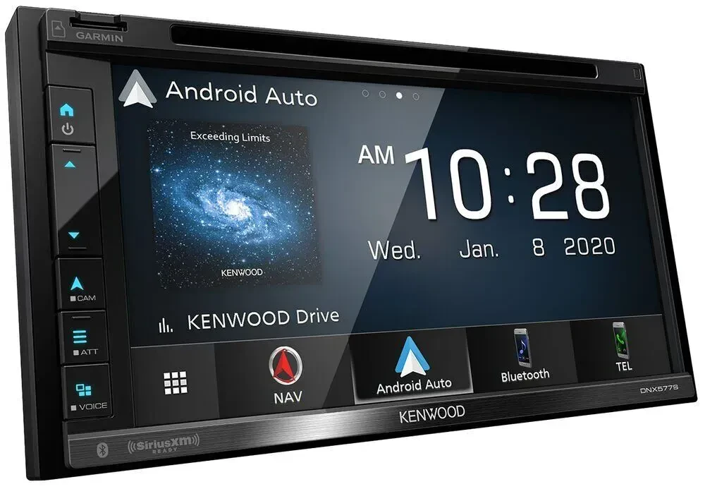 Автомагнитола Kenwood DNX577S 2-DIN 6.8" DVD, Bluetooth, навигация, для Apple CarPlay