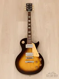 Электрогитара Gibson Les Paul Standard HH Tobacco Sunburst w/case USA 1980