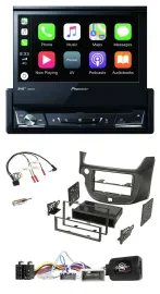 Pioneer DVD Bluetooth DAB USB Lenkrad Autoradio für Honda Jazz ab 2014 dunkelgra